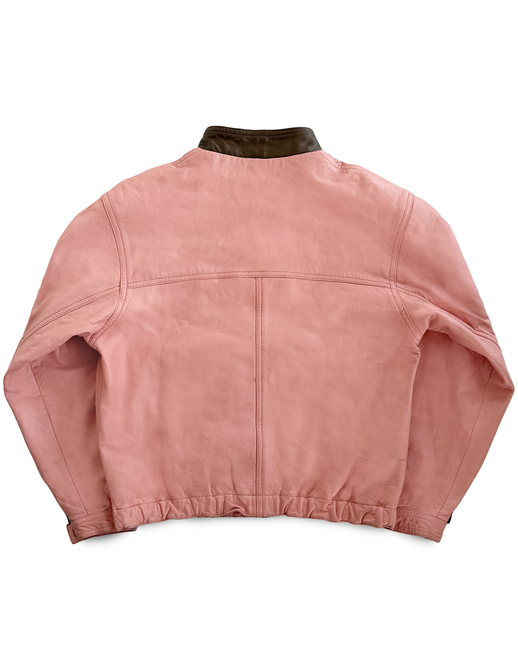 ‘83 Sicons By Giorgio Armani Leather Cargo Pocket Jacket