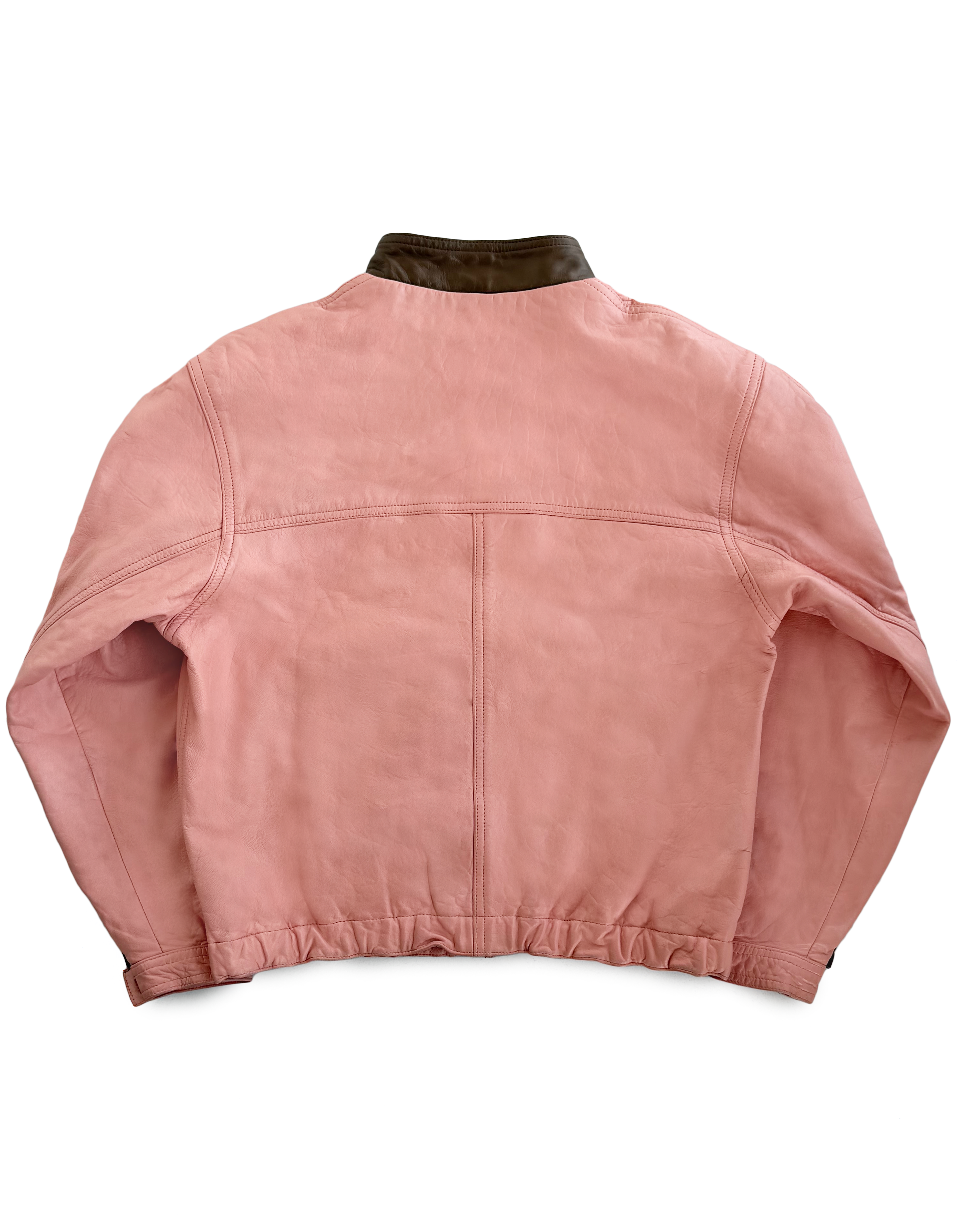 ‘83 Sicons By Giorgio Armani Leather Cargo Pocket Jacket