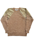 80's Gianfranco Ferre Multi Fabric Zip Collar Sweater