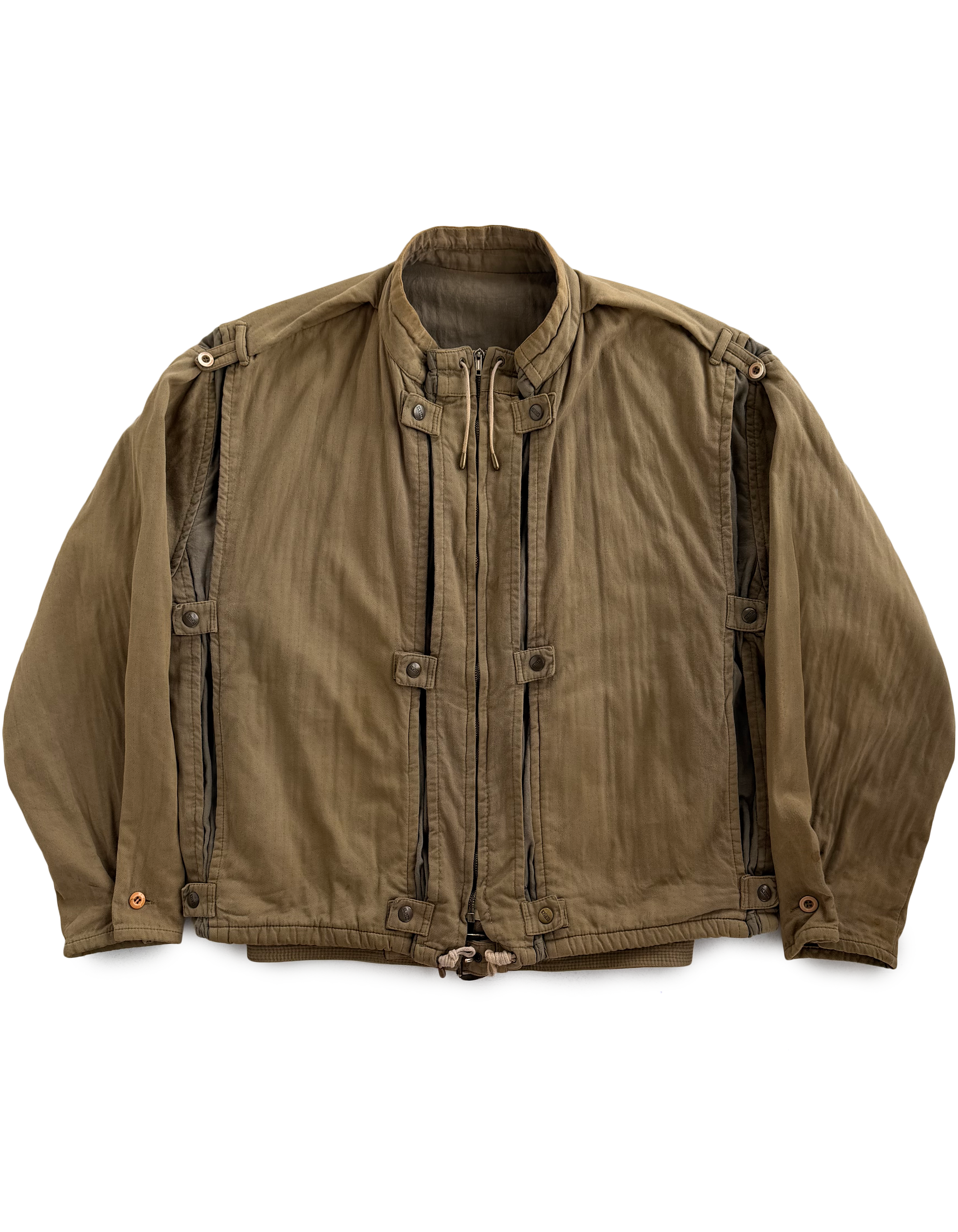 80's Marithé & Francois Girbaud Modular Snap Button Jacket