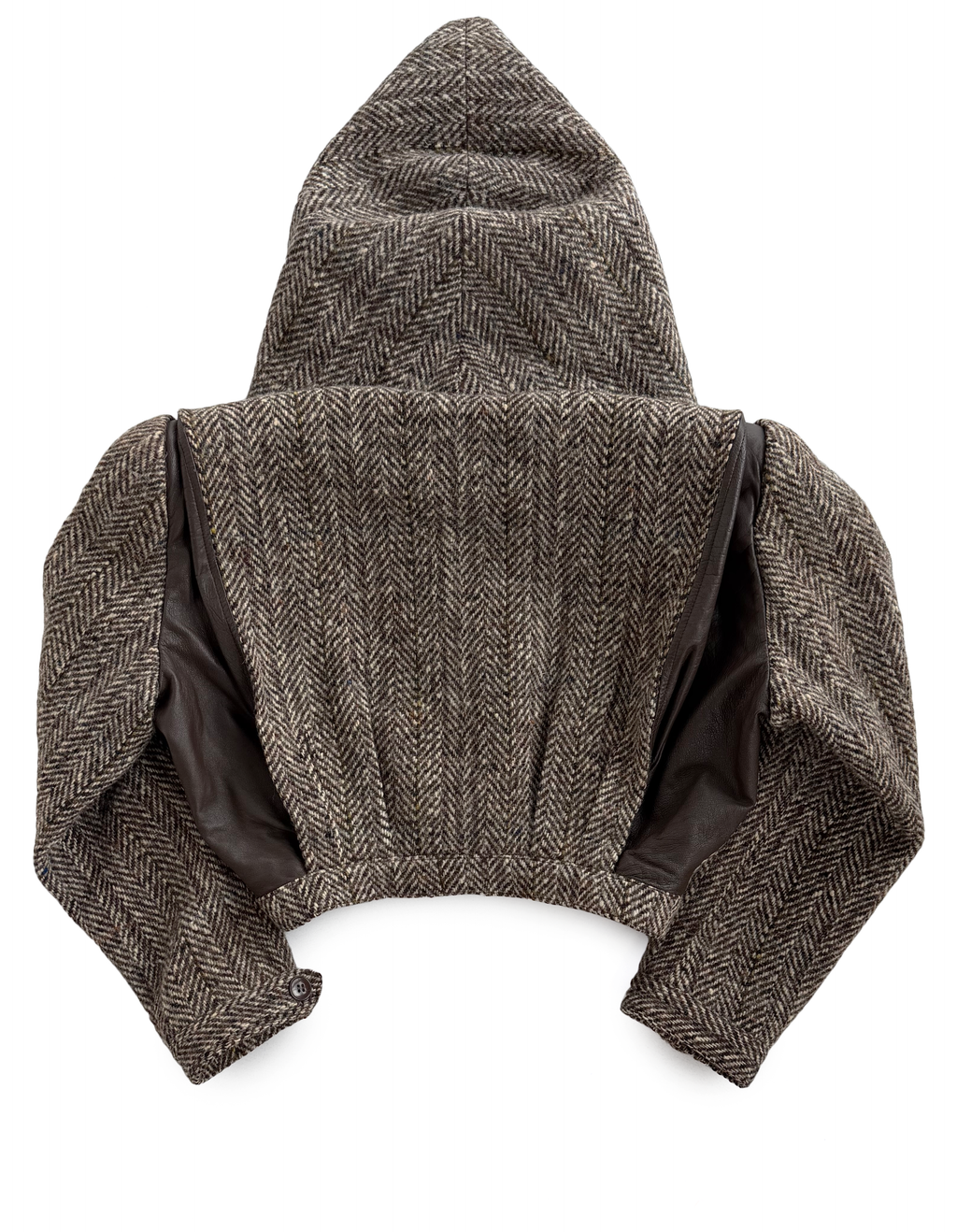 80's Mani Giorgio Armani Double Breasted Integrated Hood Jacket