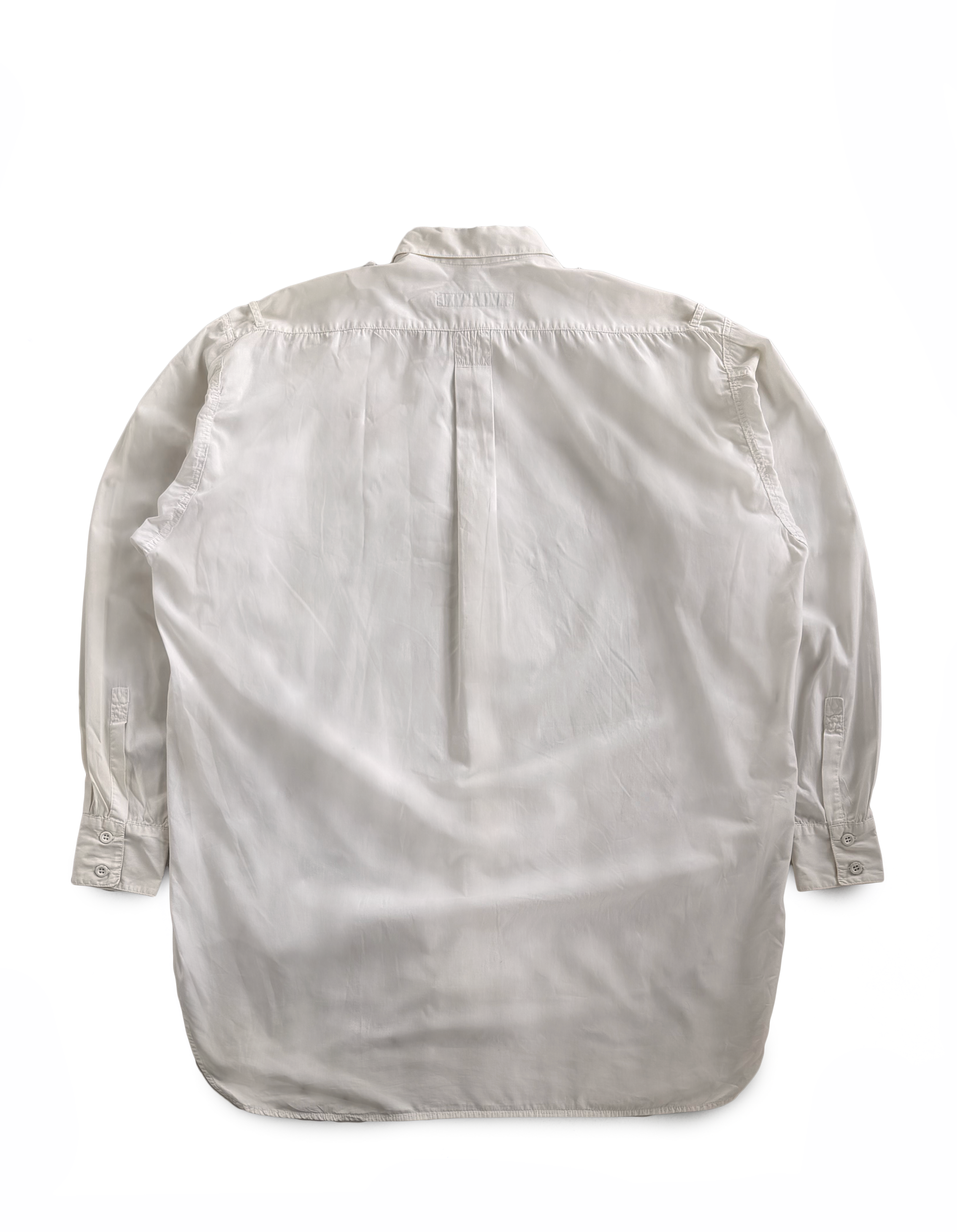 80's Katharine Hamnett Elongated Shoulder Button Shirt