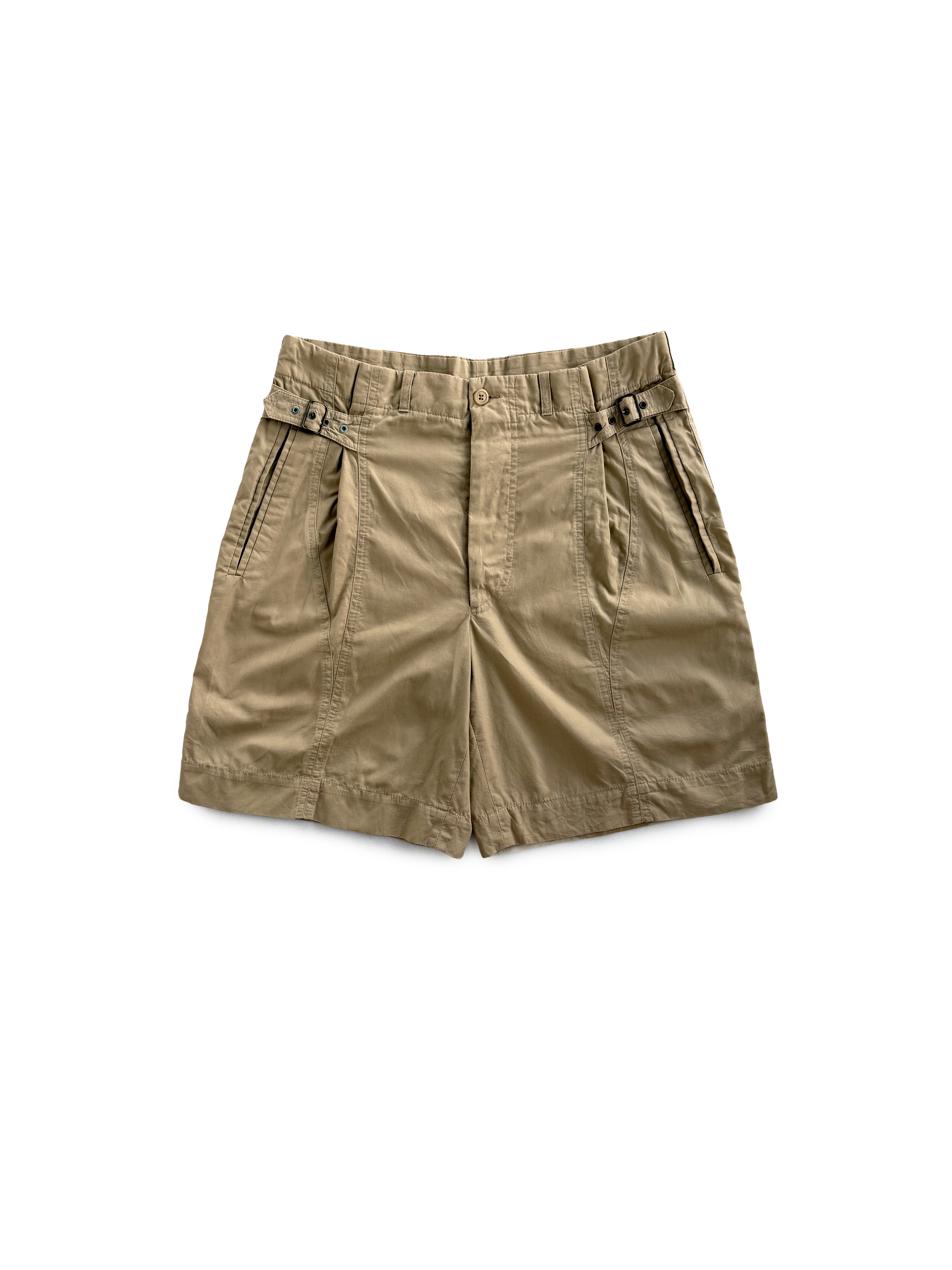 90's Gianfranco Ferré Belt Buckle Shorts