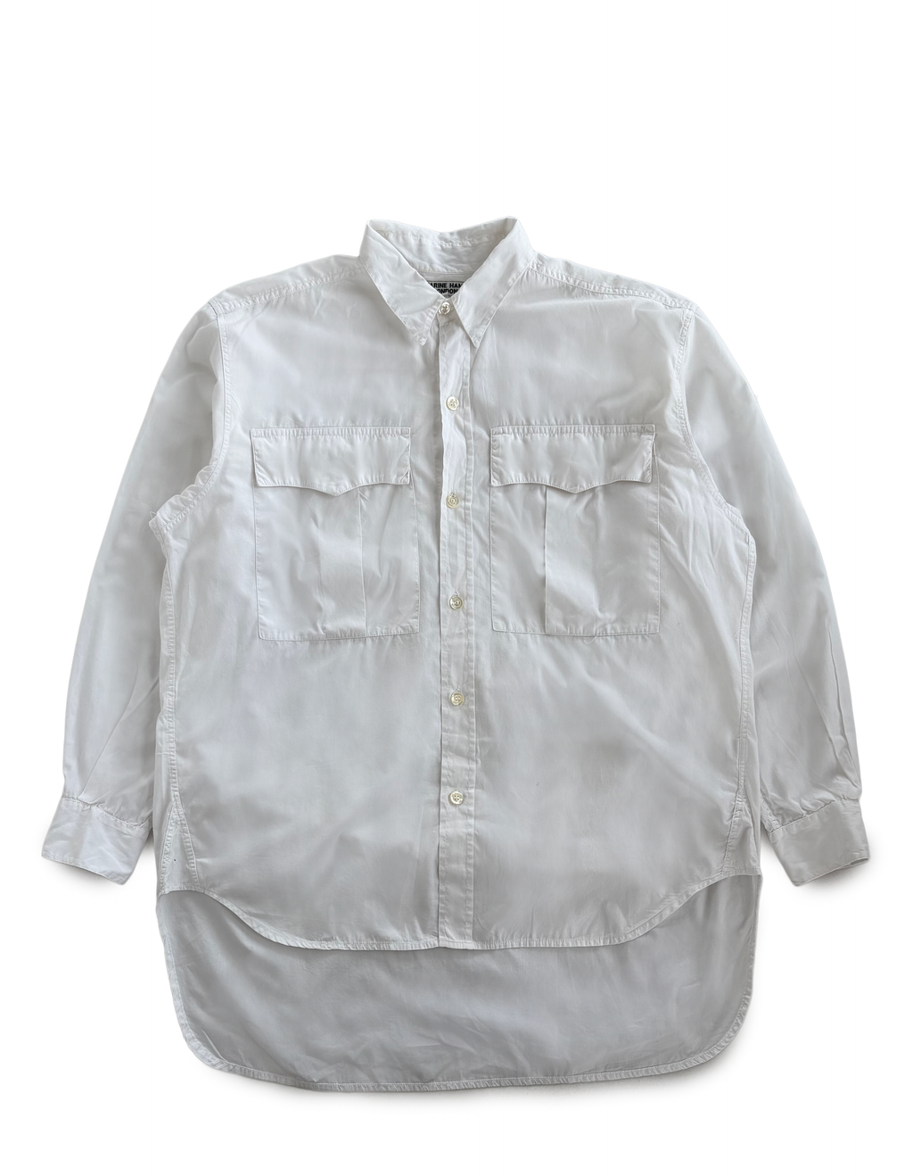 80's Katharine Hamnett Elongated Cargo Shirt