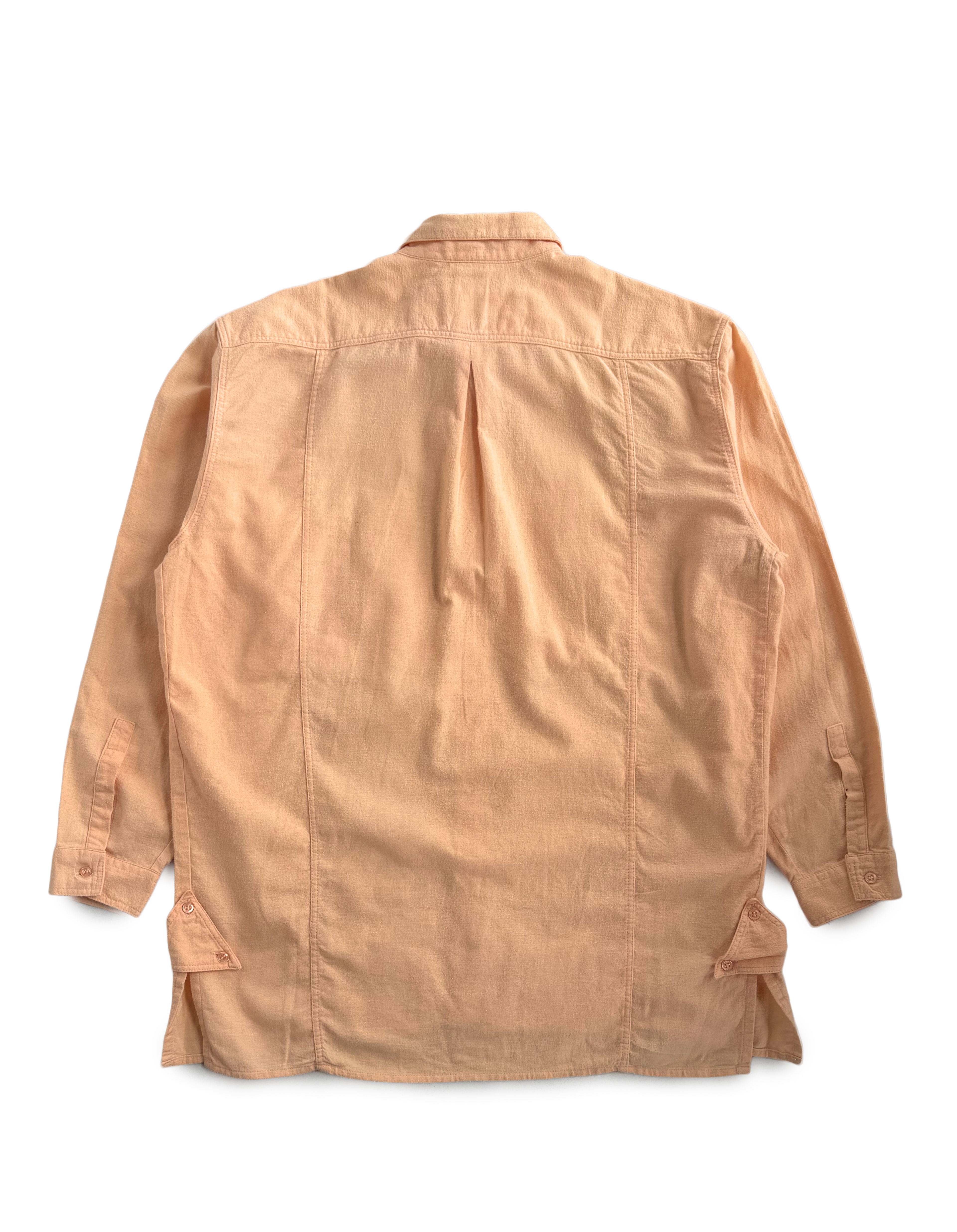 80's Emporio Armani Triangle Button Patch Cargo Shirt