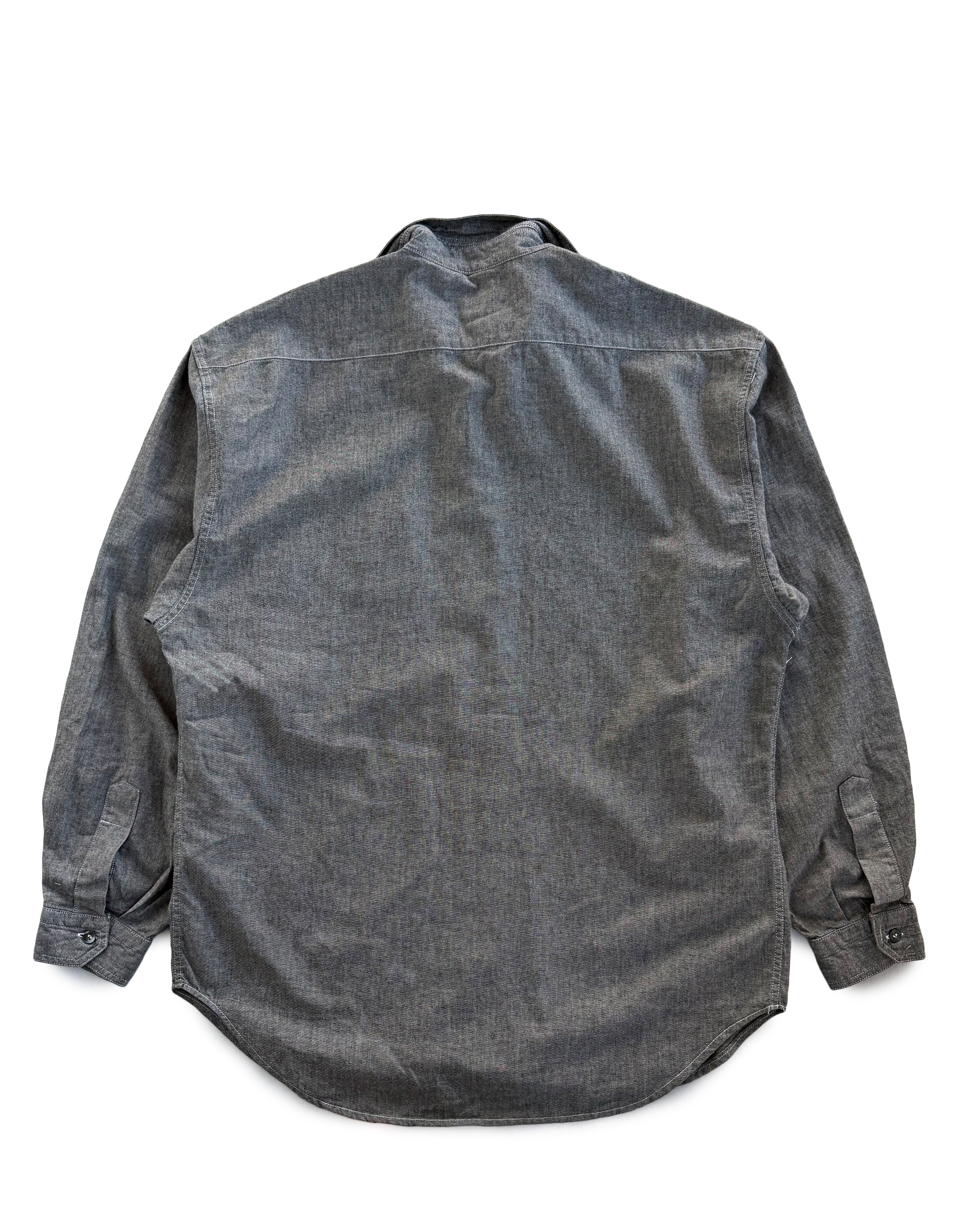 80's Closed By Marithé & Francois Girbaud Zip Collar Shirt