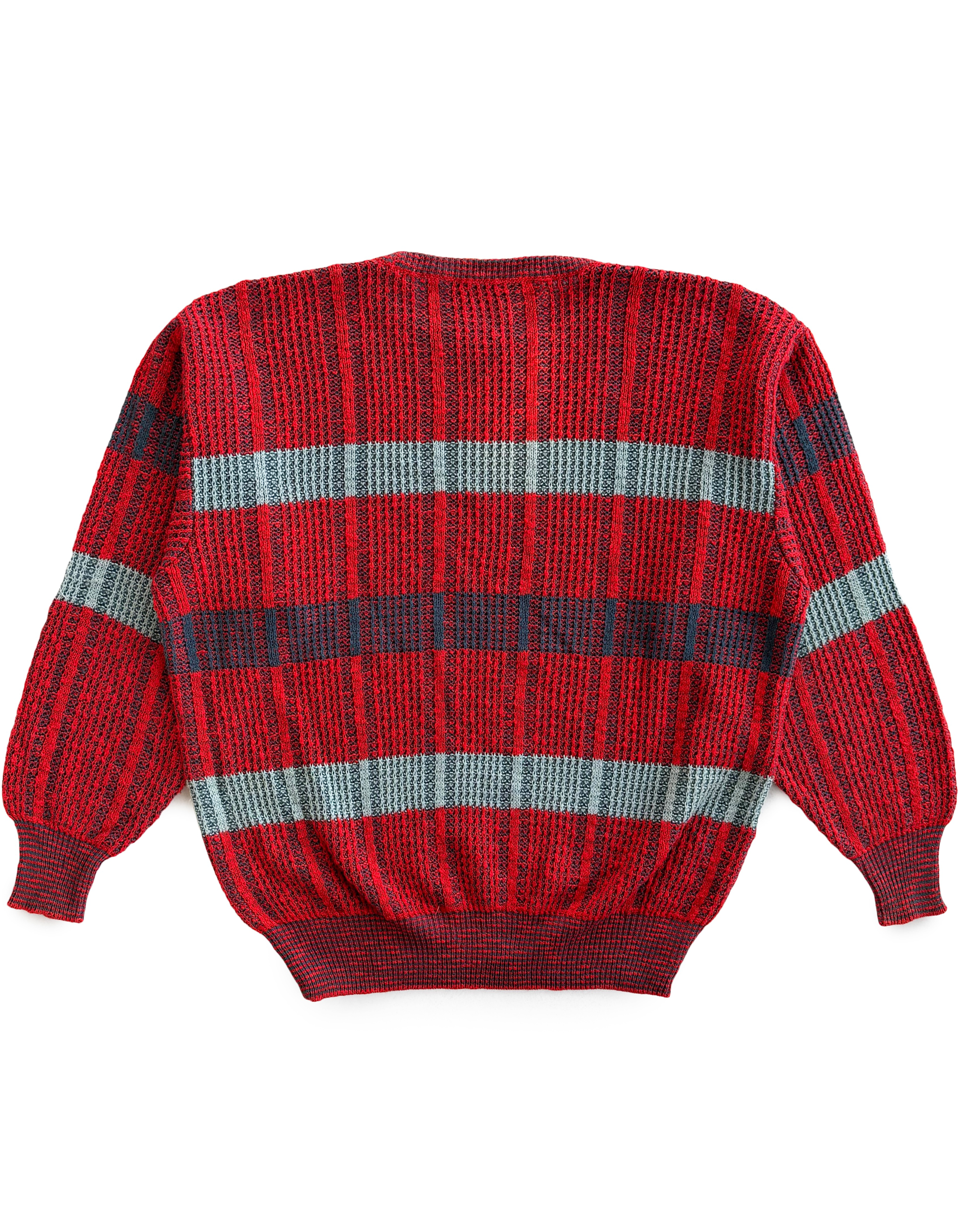 80's Emporio Armani Striped Knit Sweater