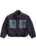 80's Valentino Swivel Clasp Hook Cargo Jacket