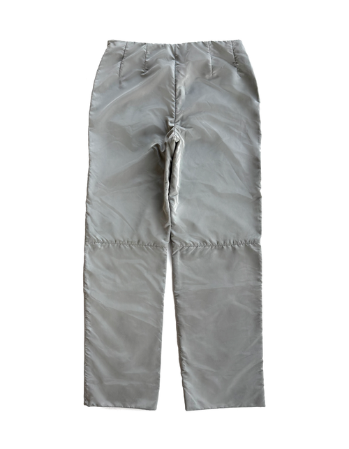 '99 Emporio Armani Iridescent Nylon Paneled Pants
