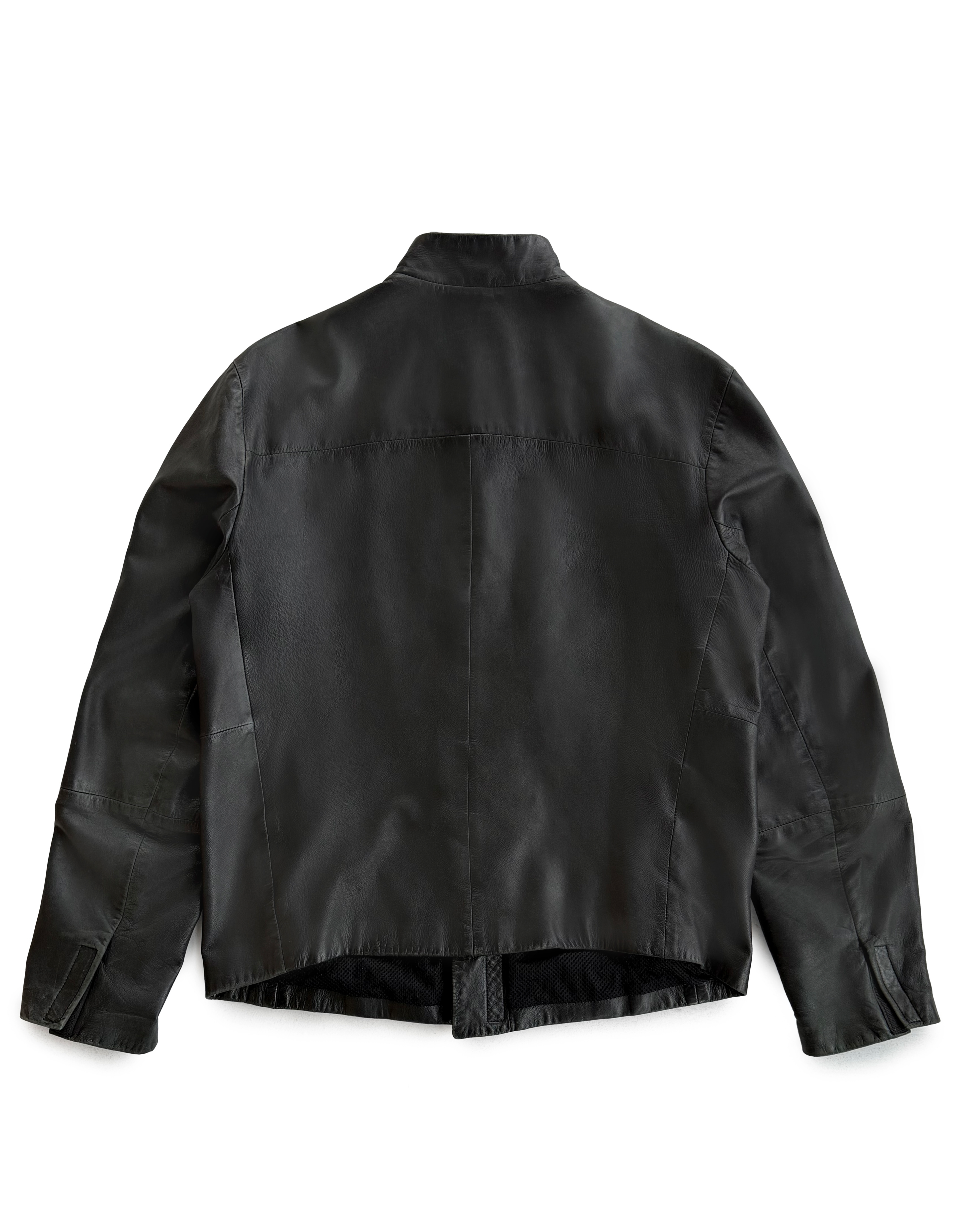 '99 Emporio Armani Leather Velcro Jacket