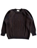 80’s Claude Montana Raglan Wide-Rib Knit Sweater