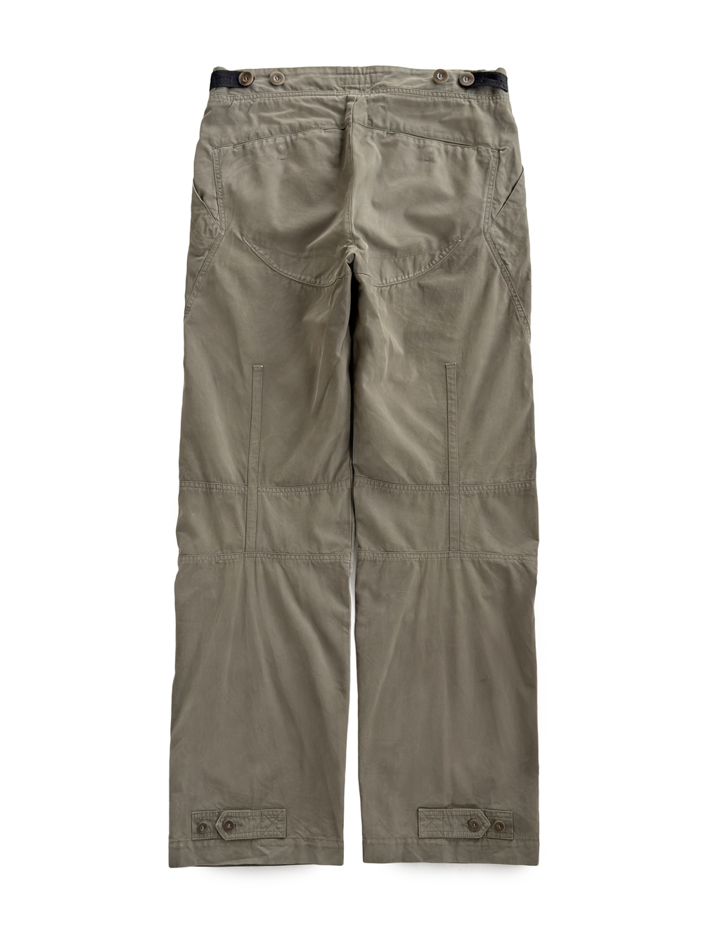 00's Emporio Armani Paneled Straight Leg Pants