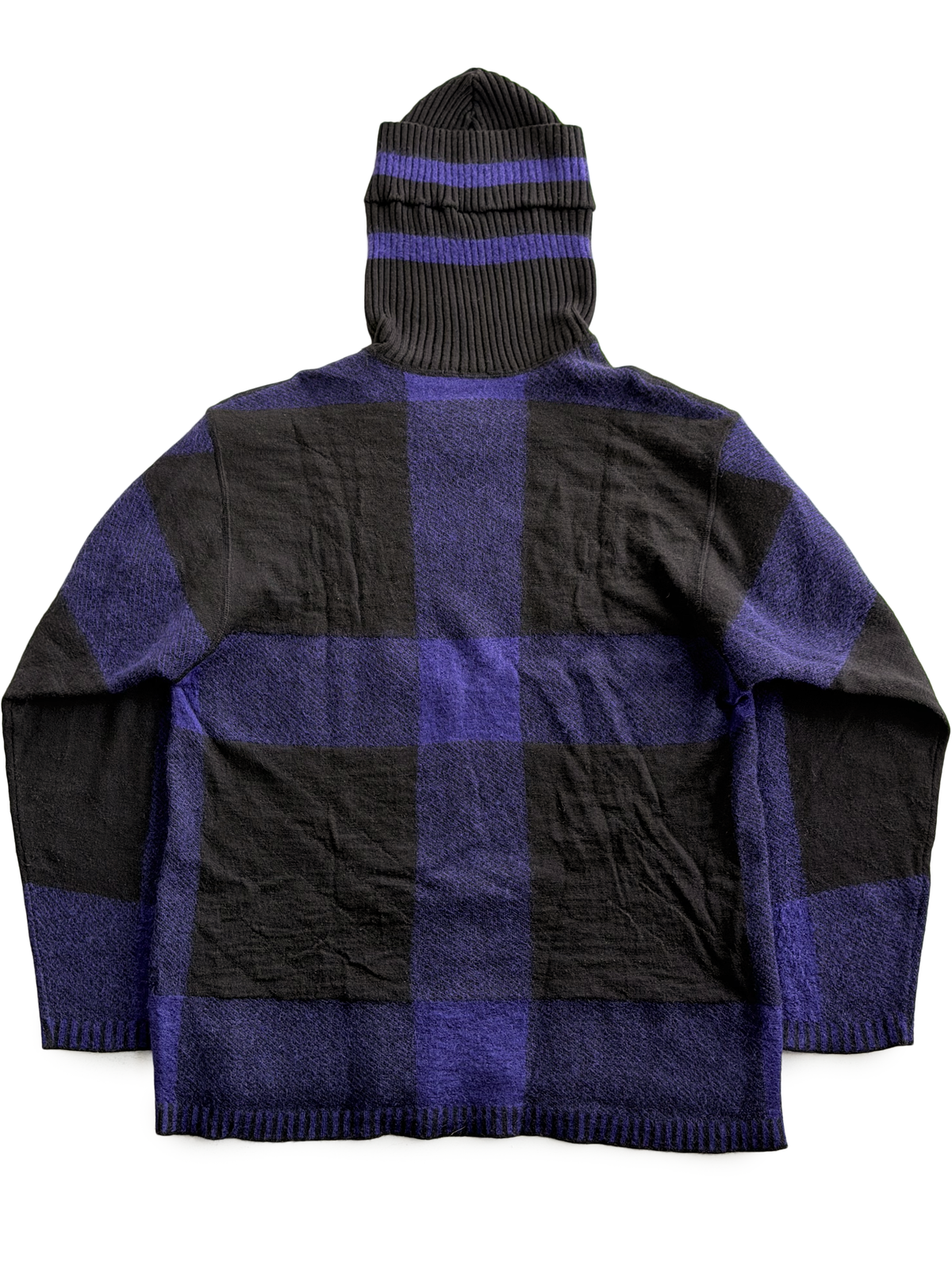 80's Marithé & François Girbaud Beanie Balaclava Knit Hoodie