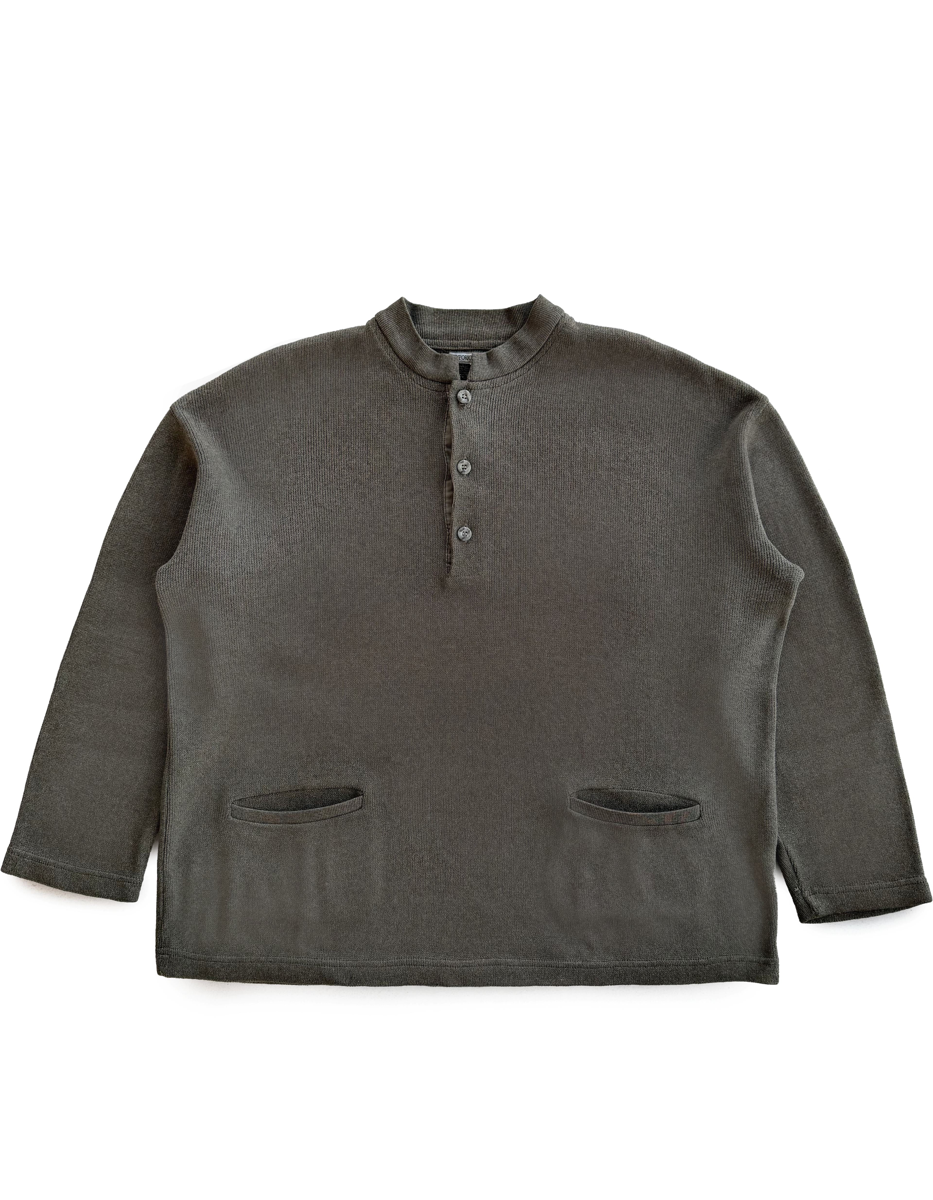 90’s Emporio Armani Knit Slit Pocket Sweater