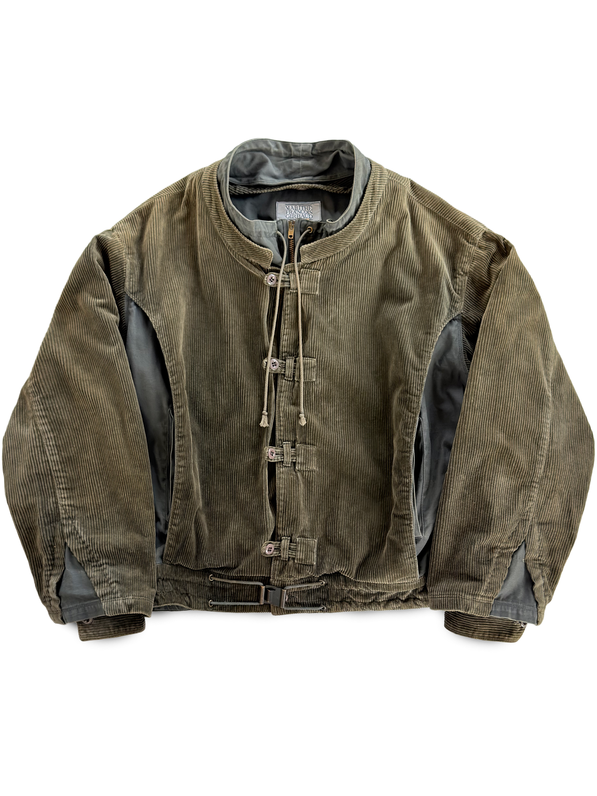 80's Marithé & François Girbaud Velour Modular Jacket