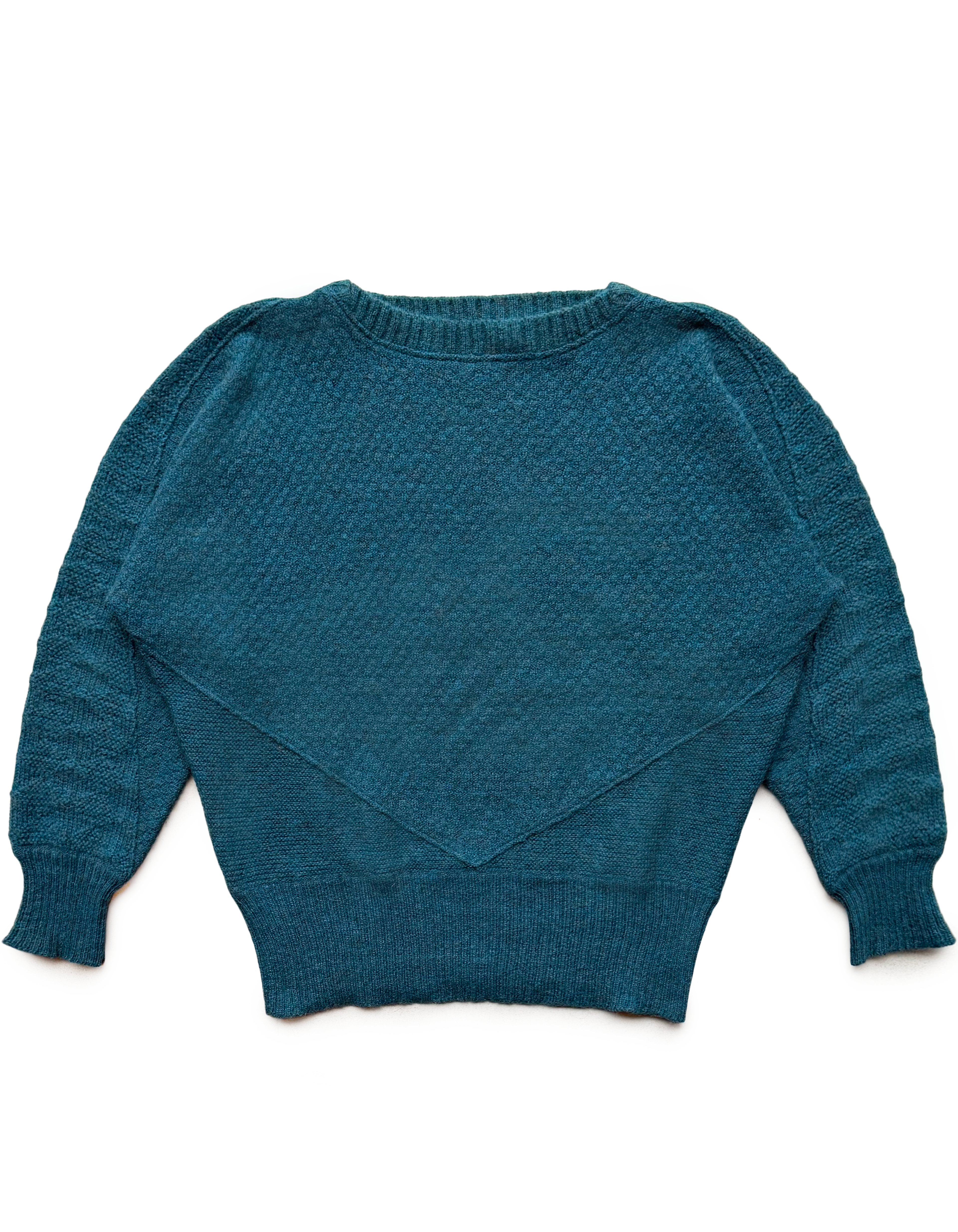 80’s Gianni Versace Knit Multi Pattern Boatneck Sweater